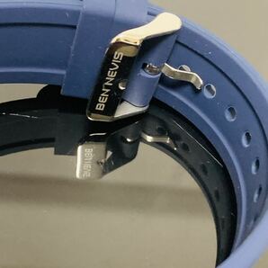新作 メンズ腕時計 シチズンオマージュ ダイバー ズウォッチ カレンダー ベゼル可動 スーツ 防水腕時計 人気モデル 1288gの画像9