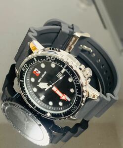 新作　メンズ腕時計 シチズンオマージュ　ダイバー ズウォッチ　カレンダー　ベゼル可動　スーツ　防水腕時計　人気モデル　1288m