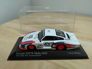 ミニチャンプス MINICHAMPS ポルシェ935/78 Moby Dick ル・マン 24時間　ミニカー　車　飾り物　置物　おもちゃ　玩具　乗り物