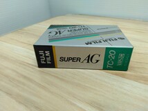 当時物　レトロ　FUJIFILM　SUPER AG TC-20 VHS C　ビデオテープ　未使用品　ヴィンテージ　COMPACT　VIDEOCASSETTE　光学機器　Q_画像5