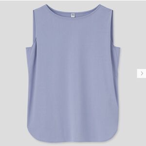 UNIQLO クレープジャージーT ノースリーブ Sサイズ