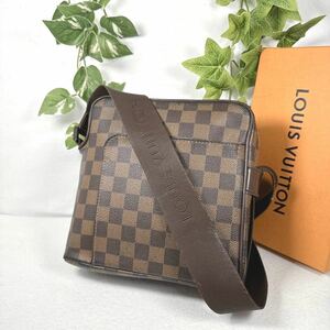 1円 LOUIS VUITTON ルイヴィトン ショルダーバッグ ダミエ オラフPM N41442 斜めがけバッグ シリアル MI0035 男女兼用