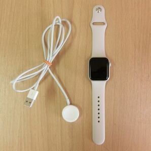 通電確認済●Apple アップル Apple Watch SE 40mm GPS アップルウォッチ スマートウォッチ 白/ホワイト系●の画像1