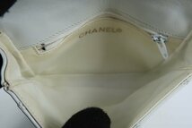 【美品】CHANEL シャネル ラムスキン マトラッセ ターンロック ウエストポーチ バッグ 小物入れ【QF17】_画像8