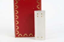 【Cartier】カルティエ ゴールド サントス 高級ガスライター 喫煙具 動作未確認 ジャンク品【QI50】_画像1
