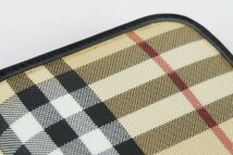 【美品】BURBERRY バーバリー ラウンドファスナー長財布 チェック柄 小物【QJ7】_画像5