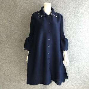 ◆新品◆*着心地抜群*パールビジュー*プリーツワンピース*NA*羽織/コートにも＊フォーマル*結婚式＊