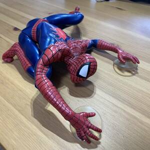 スパイダーマンの吸盤付きフィギュア