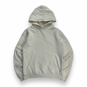 Good wear グッドウェア 無地 プルオーバー パーカー スウェット ホワイト M／ヘビーオンス