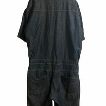 WORKMAN ワークマン DT-002A OVERALLS 半袖 ポケット ツナギ インディゴブルー 3L_画像5