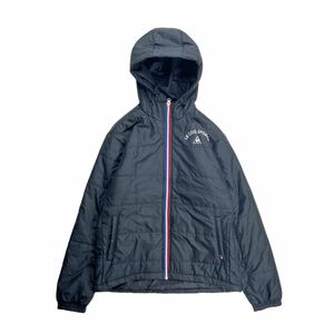 le coq sportif ルコックスポルティフ ダウンジャケット フード付 ブラック M