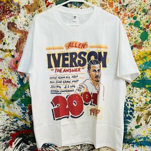 アイバーソン Tシャツ 半袖 メンズ 新品 個性的 白 NBA バスケ ティーシャツ ステフィン・カリー デニス・ロッドマン コービーブライアント
