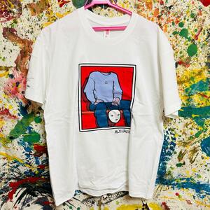アバンギャルド 芸術 レトロ リプリント Tシャツ 半袖 メンズ 新品 個性的 アート シュルレアリスム　絵画 新品未使用 ホワイト