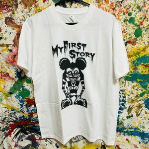 アバンギャルド ミッキー リプリント Tシャツ 半袖 メンズ 新品 個性的 白 ホワイト XL ２XL ティーシャツ ハイデザイン grotesque