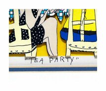 祥【真作】ジェームス・リジィ「TEA PARTY」1990年 3Dシルクスクリーン 世界的人気作家 現代アート 手ごろなサイズ【ギャラリー祥】_画像7