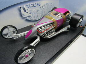 Hot Wheels Slightly Modified Custom Rod 1/18 Diecast Car Hot Rod ホットウィール オリジナル 帯付当時物 V12 マテルカスタム デザイン