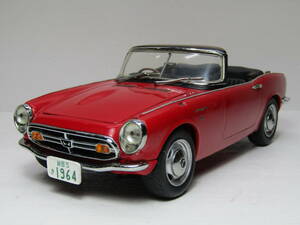 HONDA S800 1/20 ホンダ AS800型 S8 エスハチ JDM 日本名車 昭和 スポーツカー TAMIYA Japan RED S500 S600 赤 田宮模型ジャンク扱いJUNK