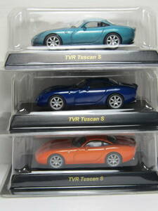 TVR Tuscan S タスカン S クーペ 1/64 GB 英国 British Sports Car Collection 3台コンプ 京商 ブリティッシュ スポーツカーシリーズセット