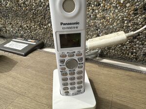 Panasonic KX-FKN519-W電話子機★通電ジャンク品