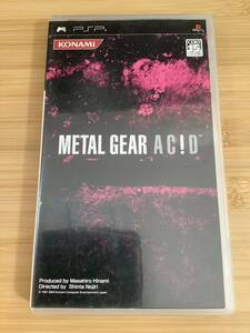 【PSP】 METAL GEAR AC！D