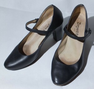 repetto レペット ストラップ パンプス ハイヒール 黒 37 ( 23.5cm) ★Mw1749