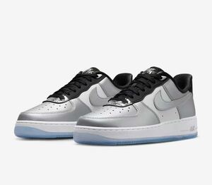 新品未使用　NIKE AIR FORCE1 SEクロームxシルバーxブラックwmns28.5cm DX6764-001②