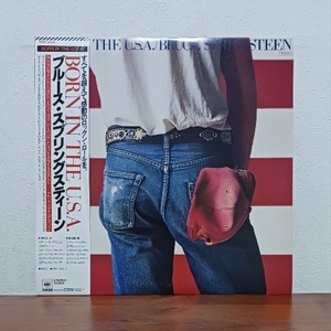 帯付LP/ ブルース・スプリングスティーン☆BRUCE SPRINGSTEEN「ボーン・イン・ザ・USA / BORN IN THE USA」ダンシン・イン・ザ・ダーク 