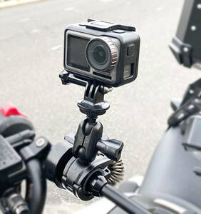 送料込み GoPro用 アクションカメラ 自転車 バイク ハンドルバー BJマウント ゴープロ 雲台