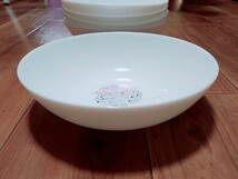  ヤマザキ春のパン祭り山崎春のパンまつり　白いパスタ皿6枚セット　白い皿　アルクフランス社製 未使用_画像4