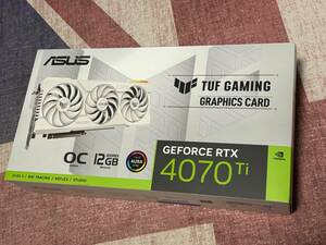 【新品未開封】ASUS TUF Gaming GeForce RTX 4070 Ti White OC, TUF-RTX4070TI-O12G-WHITE-GAMING