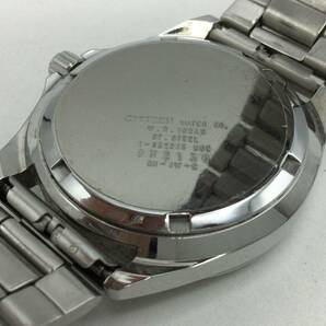 T98●【AT/稼働】CITIZEN シチズン FORMA 4-S82345 デイデイト 黒系文字盤 3針 メンズ腕時計 現状品 ●の画像5