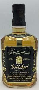 S57●【未開栓】Ballantine's gold seal DE LUXE バランタイン ゴールドシール デラックス 750ml 43% スコッチ 洋酒 古酒 ●