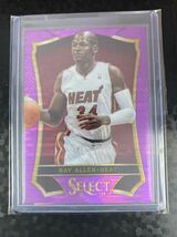 2013-14 Panini select Ray Allen Purple Prizm/99 #156 NBA カード　99シリ パラレル _画像1