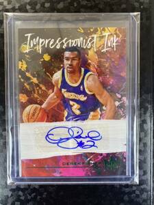 2020-21 Panini Court Kings #II-DFI Derek Fisher autograph 直筆サインカード Lakers NBA Card