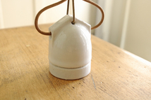 フランス ビンテージ 陶器 ペンダント ランプ 吊下 ライト G*/磁器 北欧 照明 カフェ イギリス 真鍮 レトロ アトリエ アンティーク FT_画像7