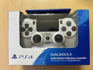 PS4 DUALSHOCK4 デュアルショック4 ワイヤレスコントローラー グレイシャーホワイト 純正