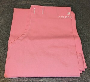 ナガイレーベン courreges クレージュ エプロン 女性用 ピンク フリー CUR2540 S-1(別注品) 廃番? 新品 袋無し 保管品 予防衣 ケアガウン