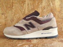 25cm USA製 M997DSAI ニューバランス New Balance US7 レザー アメリカ製 M991 M992 MR993 M1300 復刻モデル M1400 SAND BEIGE_画像6