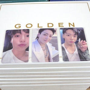 ★★【未開封】BTS ジョングク JUNG KOOK GOLDEN 全3形態 [SHINE／SOLID／SUBSTANCE] 30個セット [Weverse特典PVCトレカ3枚付き]★の画像2