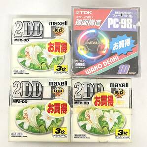 未使用品 ＊3.5インチ フロッピーディスク ＊MAXELL マクセル ＊2DD MF2-DD 3枚×17点 10枚 MF2HD DOS8 ＊KAO ＊PC-98用 2HD 10枚 パソコンの画像7