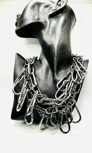 JＰG/ vintage Collection sample mulch chain hook necklace 