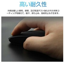 マウス　イヤレスマウス 無線 USB充電式 小型超薄型　静音 高機能 黒_画像7