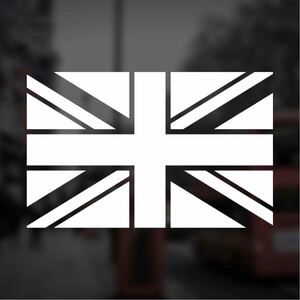【カッティングステッカー】ユニオンジャック イギリス国旗 UK ミニクーパー等に トライアンフ ノートン 英国車 輸入車 GB