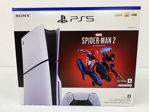 G-63-014 未使用品☆SONY PS5 PlayStation5 スパイダーマン2同梱版 ディスクドライブ搭載モデル プレイステーション5 他店レシートあり