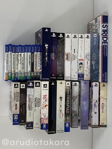 G-63-020 1円スタート!!☆中古☆PSVITAソフト フォルティッシモ 花咲く まにまに 他 計32本セット 大量 まとめ売り ゲームソフト