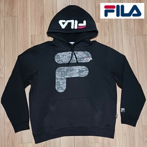 【FILA】フィラのパーカージャケット(黒)