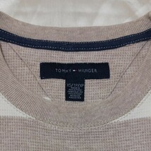 【TOMMY HILFIGER】トミーヒルフィガーのボーダー柄コットンセーター_画像4