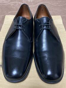 Crockett&Jones 旧ロゴ WOODSTOCK 2 UK6.5 25.0cm　クロケット＆ジョーンズ プレーントゥ Vフロント ヴィンテージ