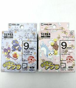  unused 0 Pokemon Tepra Tepra PRO tape cartridge 9mm×5m Pachi squirrel & ear roru,ei Pam & Greg ru0TEPRA PRO Pokemon label 