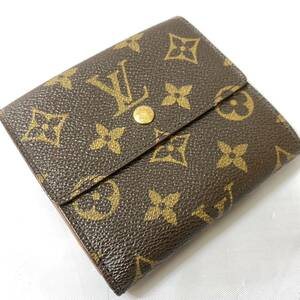 【お買い得】☆LOUIS VUITTON(ルイヴィトン) ポルトモネ ビエ カルトクレディ Wホック財布☆ モノグラム／難あり／TH0955／DA0